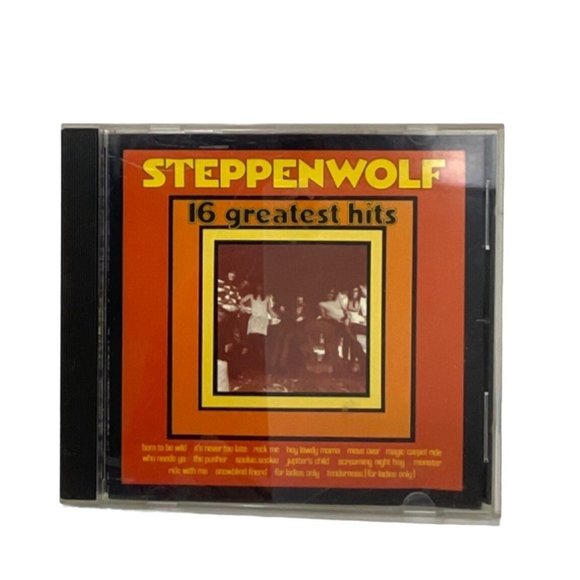 STEPPENWOLF 16 Greatest Hits CD 1985 Born to Be Wild Magic Carpet Ride - Picture 1 of 4